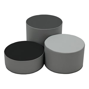 Foam Soft Seating - SoftScape Round Accent Ottomans