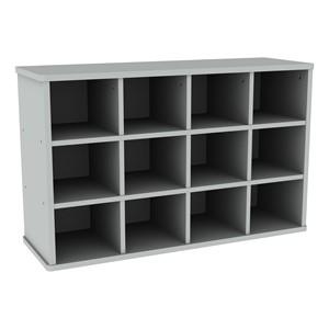 Heavy-Duty 12-Tray Cubby Storage Unit