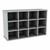 Heavy-Duty 12-Tray Cubby Storage Unit