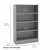 Norwood Heavy Duty Four Shelf Bookcase (48")