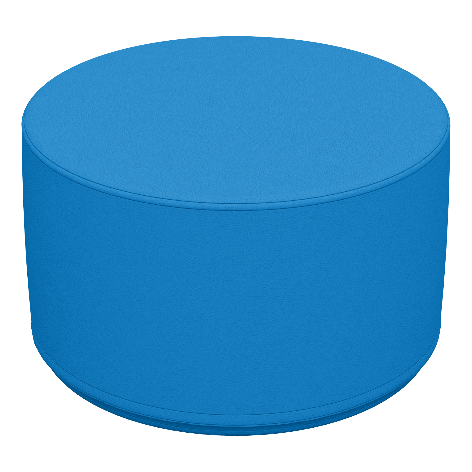 Foam Soft Seating - French Blue Cylinder (12" H) - French Blue