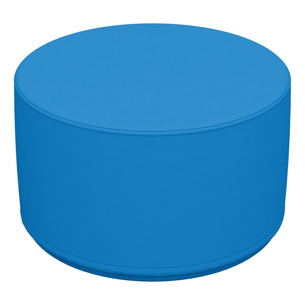 Foam Soft Seating - French Blue Cylinder (12" H) - French Blue