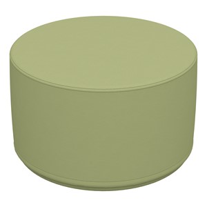 Foam Soft Seating - Fren Green Cylinder (12" H) - Fern Green