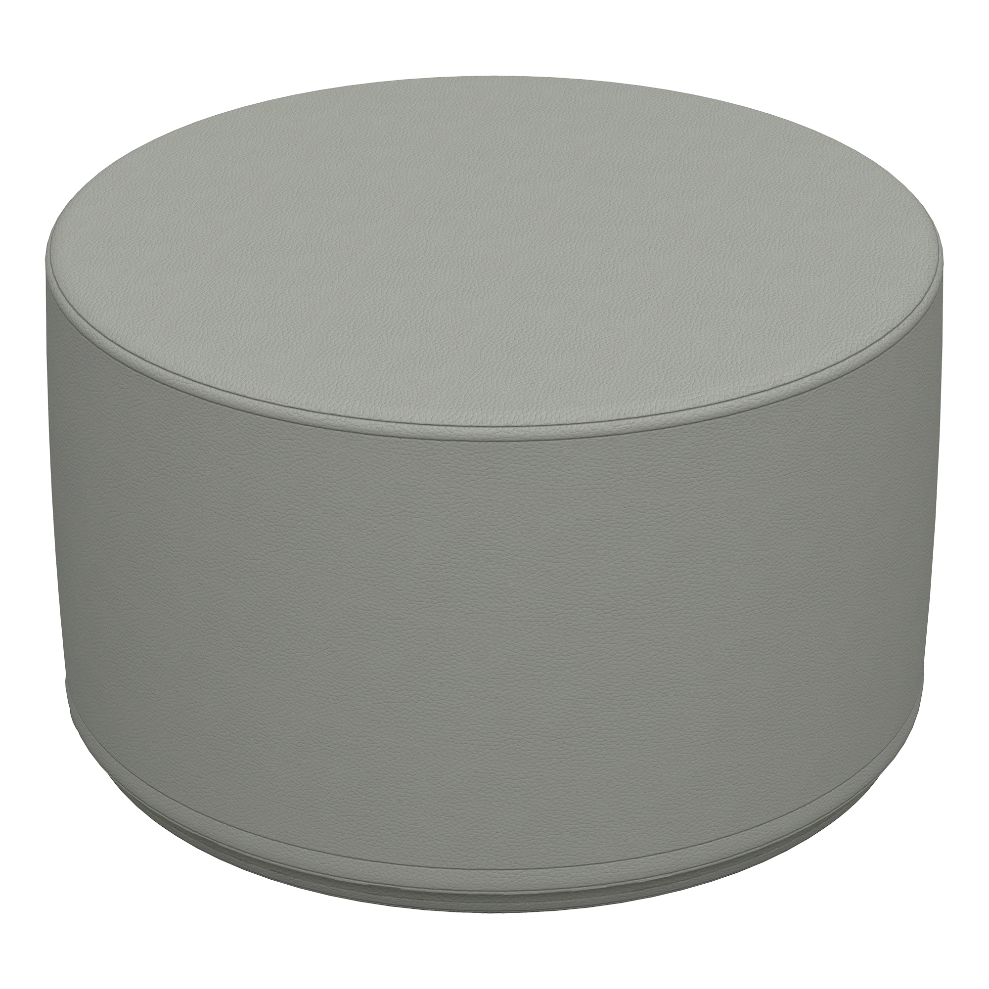 Foam Soft Seating - Gray Cylinder (12" H) - Gray