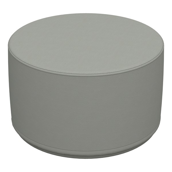 Foam Soft Seating - Gray Cylinder (12" H) - Gray