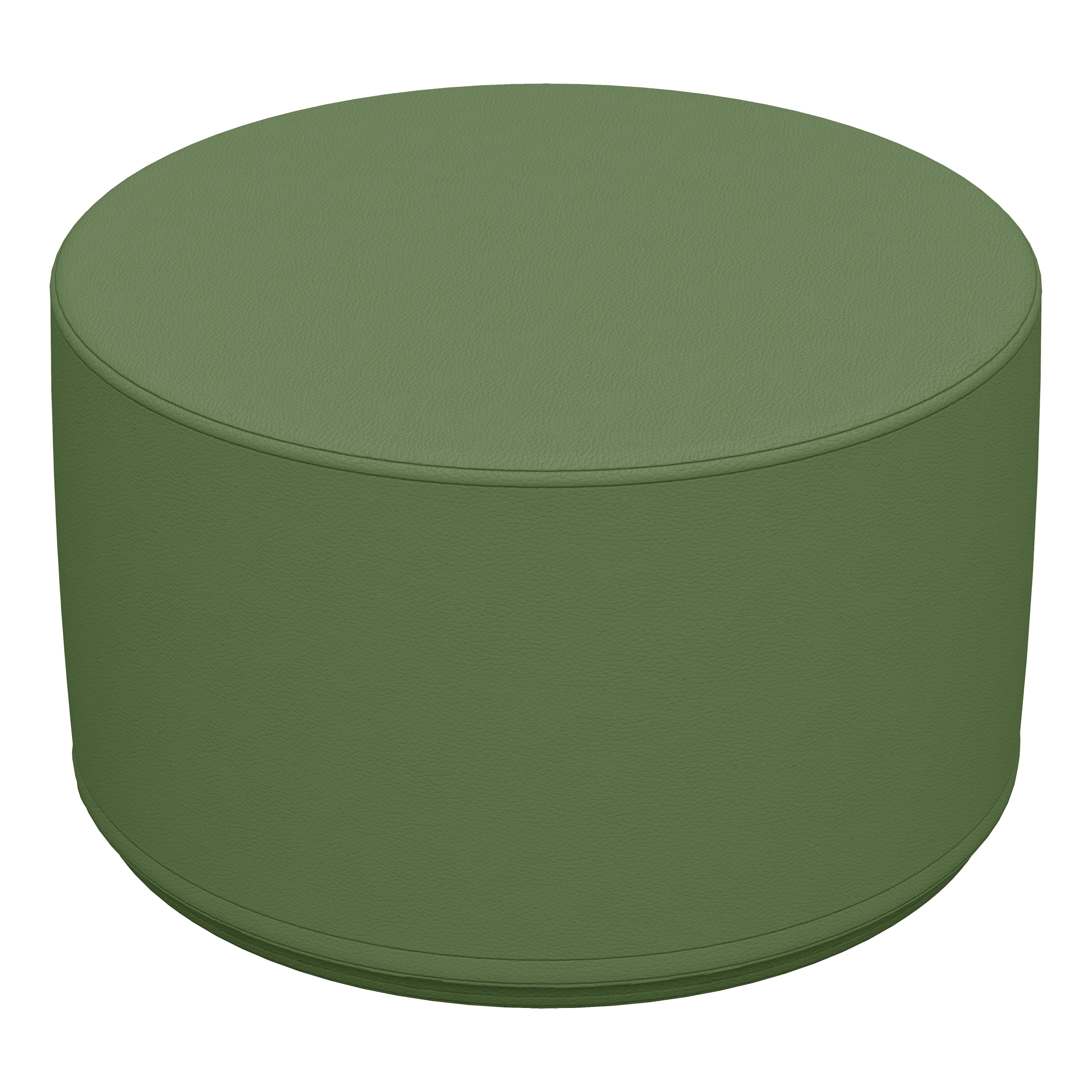 Foam Soft Seating - Hunter Green Cylinder (12" H) - Hunter Green