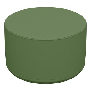 Foam Soft Seating - Hunter Green Cylinder (12" H)