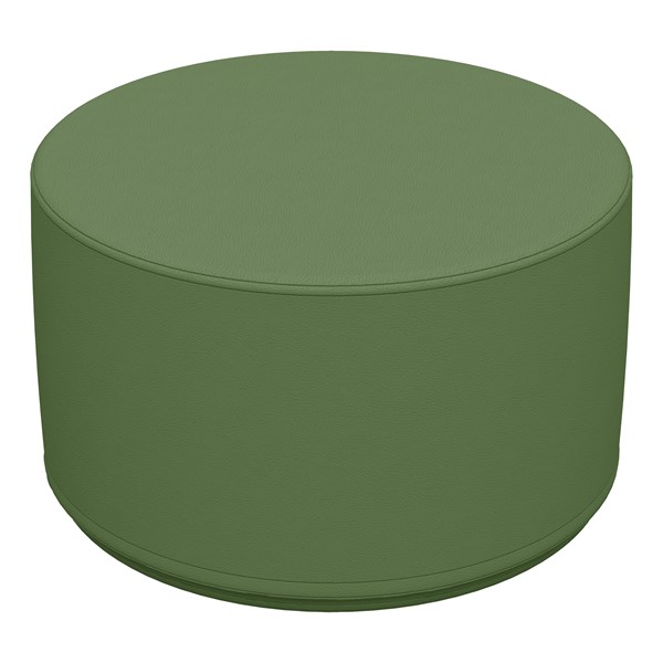 Foam Soft Seating - Hunter Green Cylinder (12" H) - Hunter Green