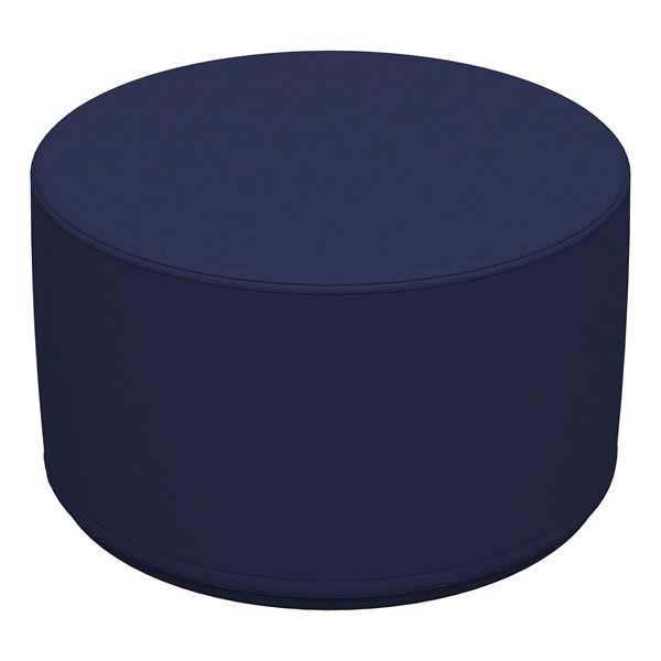 Foam Soft Seating - Navy Cylinder (12" H) - Navy