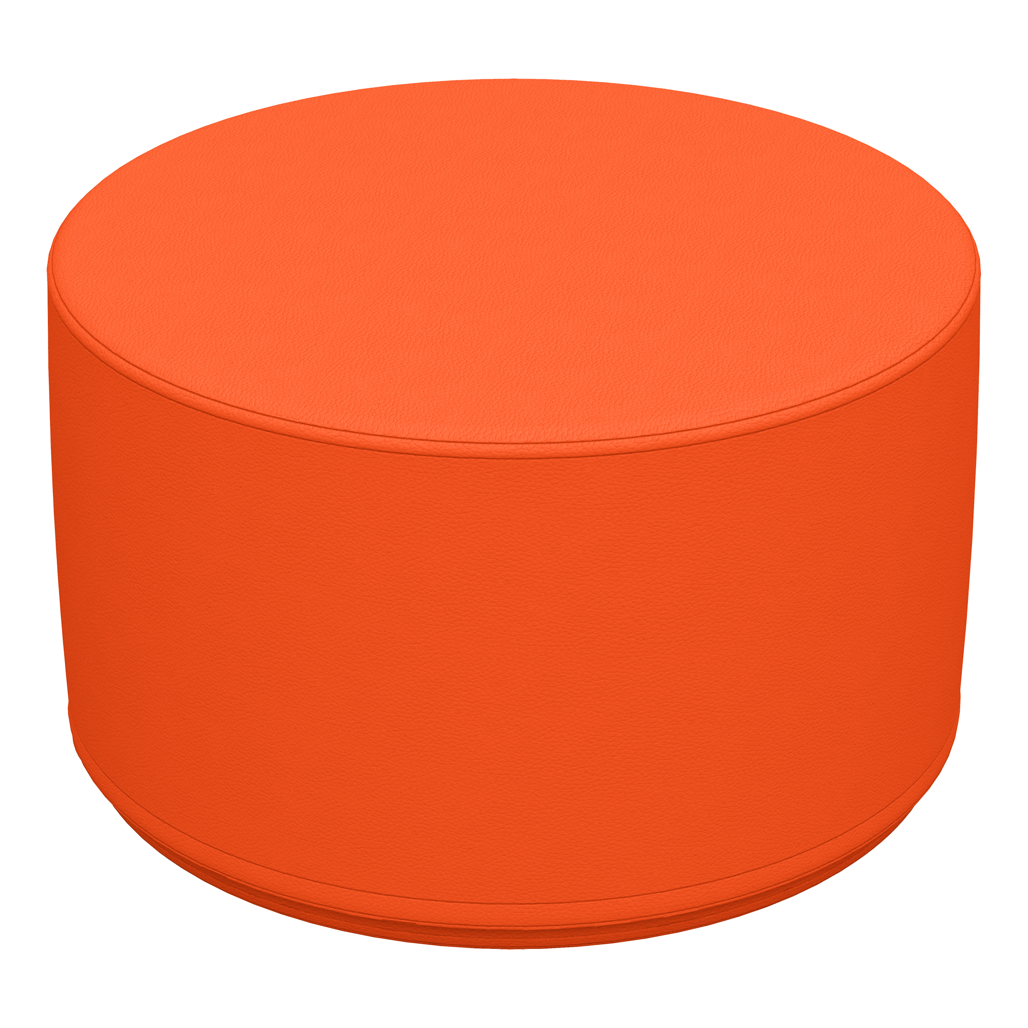 Foam Soft Seating - Orange Cylinder (12" H) - Orange