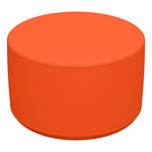 Foam Soft Seating - Orange Cylinder (12" H)