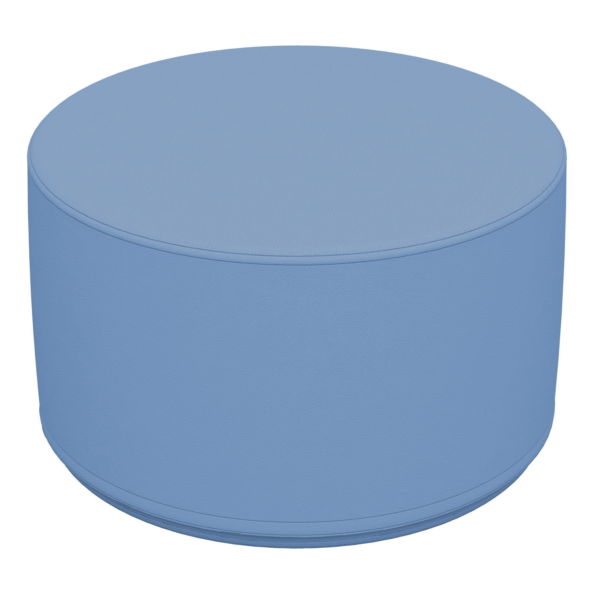 Foam Soft Seating - Powder Blue Cylinder (12" H) - Powder Blue