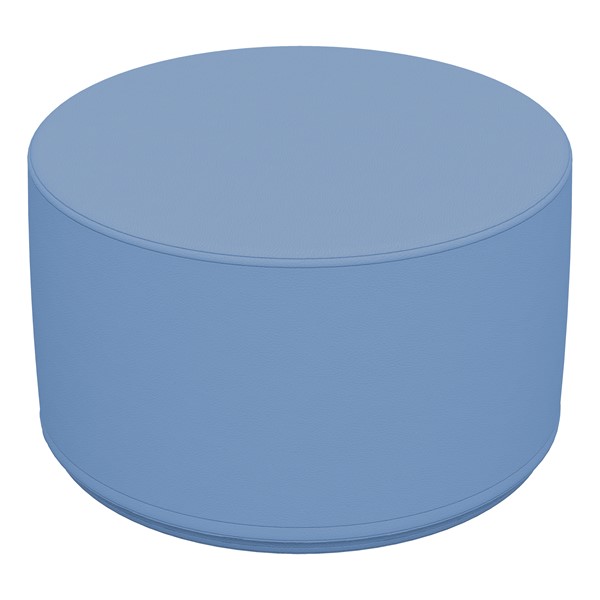 Foam Soft Seating - Powder Blue Cylinder (12" H) - Powder Blue