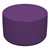 Foam Soft Seating Circle Ottoman - Purple