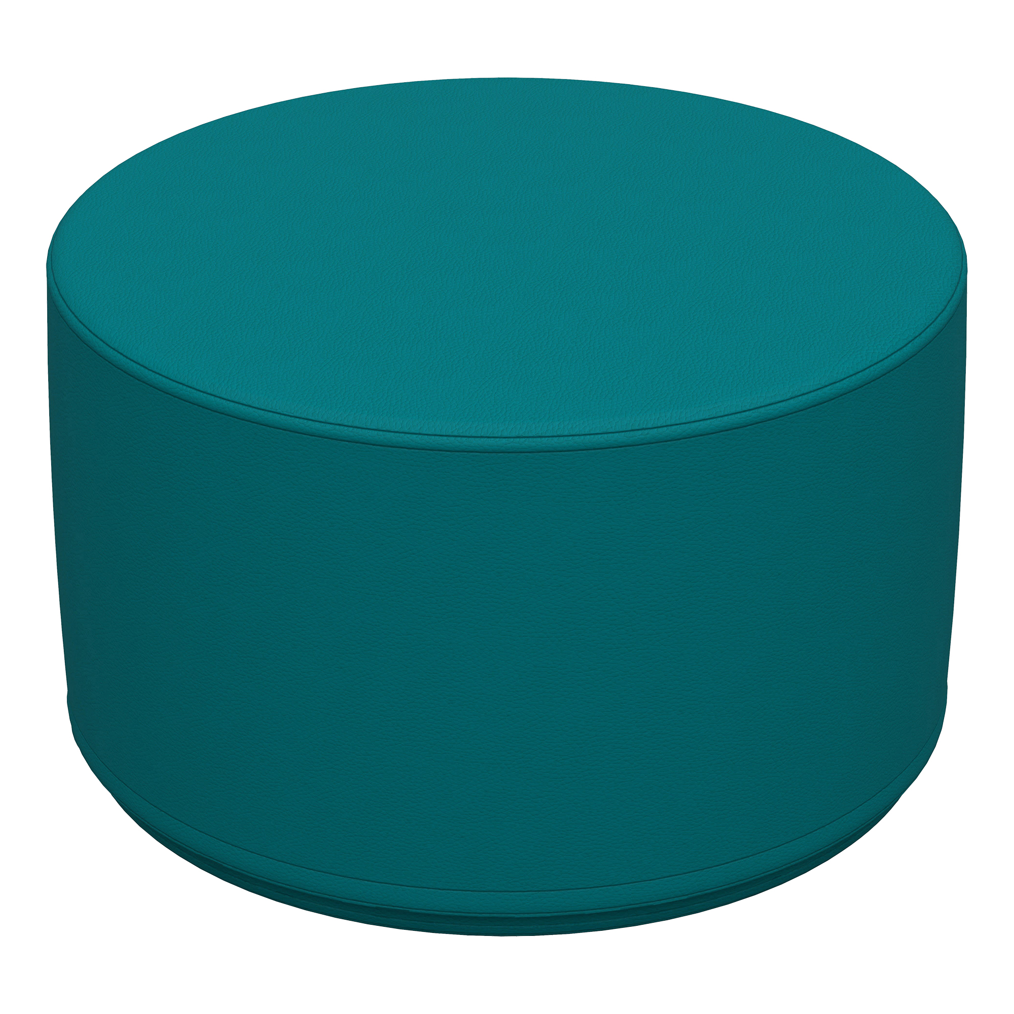 Foam Soft Seating -Teal Cylinder (12" H) - Teal