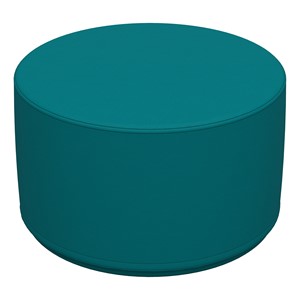 Foam Soft Seating -Teal Cylinder (12" H) - Teal
