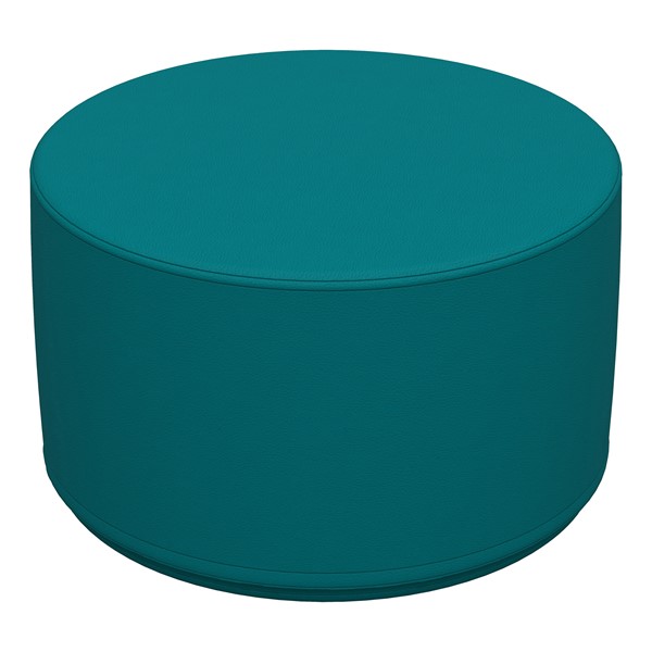 Foam Soft Seating -Teal Cylinder (12" H) - Teal