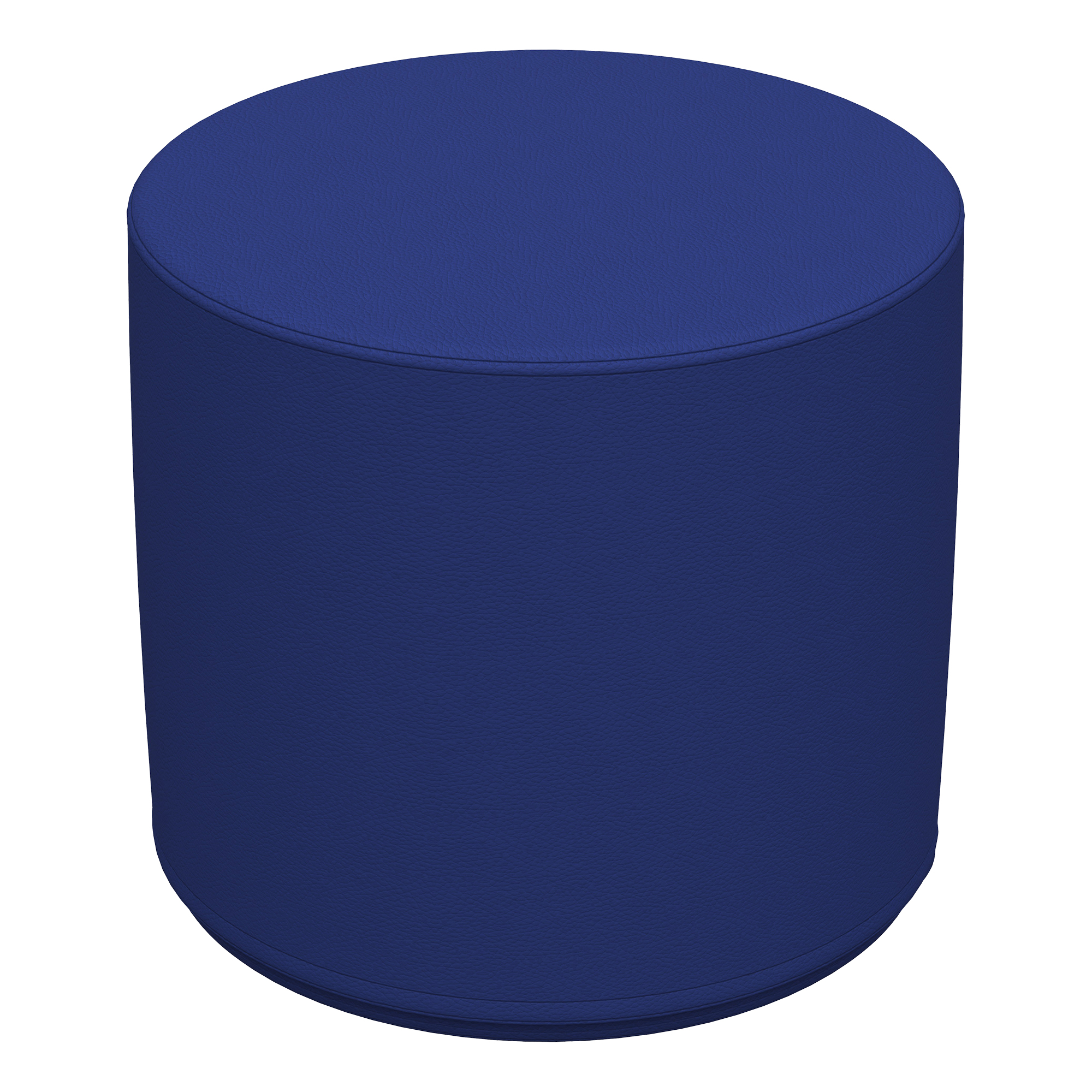 Foam Soft Seating Circle Ottoman - Blue