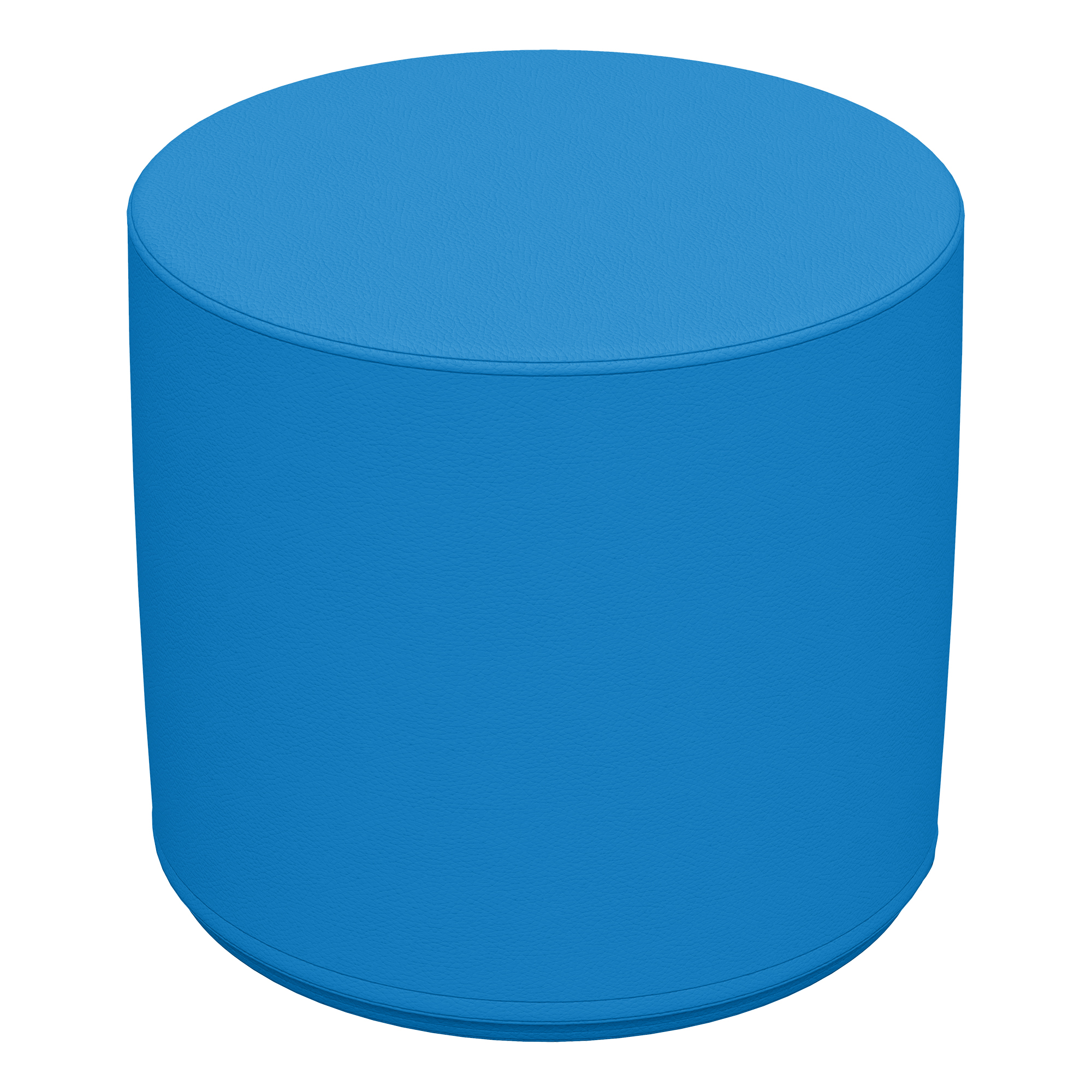 Foam Soft Seating Circle Ottoman - French Blue