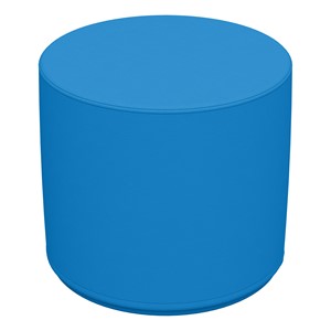 Foam Soft Seating - French Blue Cylinder (16" H)