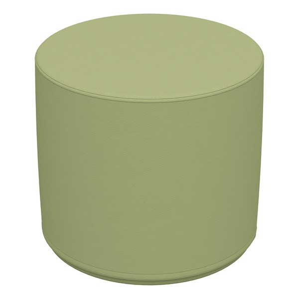 Foam Soft Seating - Fren Green Cylinder (16" H) - Fern Green