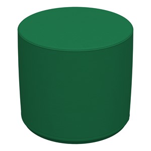 Foam Soft Seating Circle Ottoman - Green