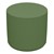 Foam Soft Seating Circle Ottoman - Hunter Green