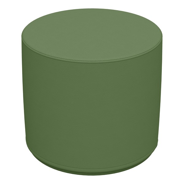 Foam Soft Seating - Hunter Green Cylinder (16" H) - Hunter Green