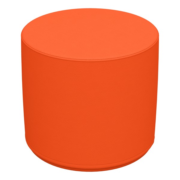 Foam Soft Seating - Orange Cylinder (16" H) - Orange