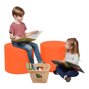 Foam Soft Seating - Circle Ottoman