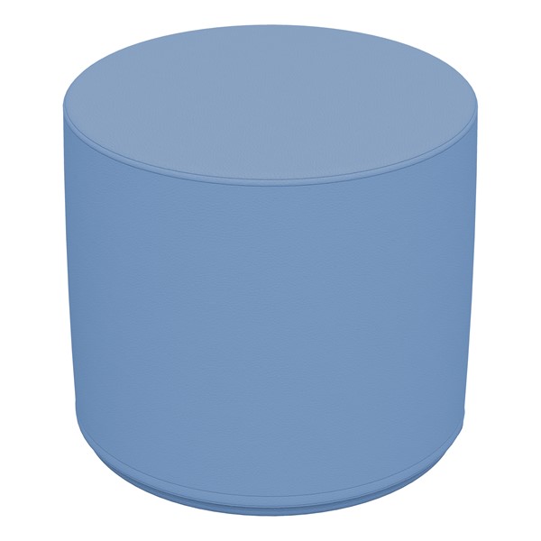 Foam Soft Seating - Powder Blue Cylinder (16" H) - Powder Blue