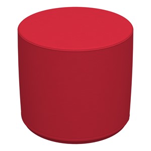 Foam Soft Seating - Red Cylinder (16" H) - Red