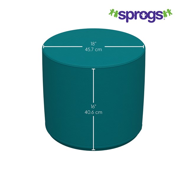 Foam Soft Seating - Cylinder (16" H) - Dimensions