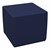 Foam Soft Seating - Navy Cube (16" H)