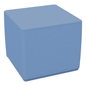 Foam Soft Seating - Powder Blue Cube (16" H)