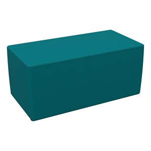 Foam Soft Seating - Teal Rectangle (16" H)