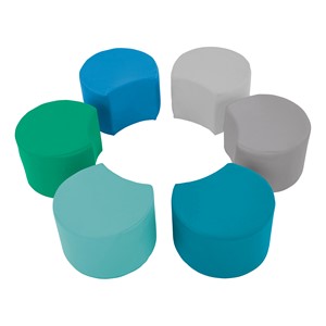 Foam Soft Seating - Crescent Set - Contemporary