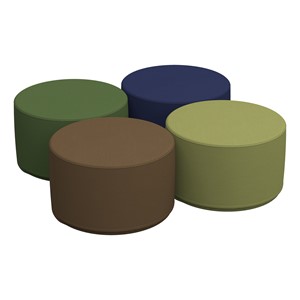 Foam Soft Seating - Cylinder Set - Earthtone
