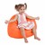 Round Bean Bag - Orange (22" D)