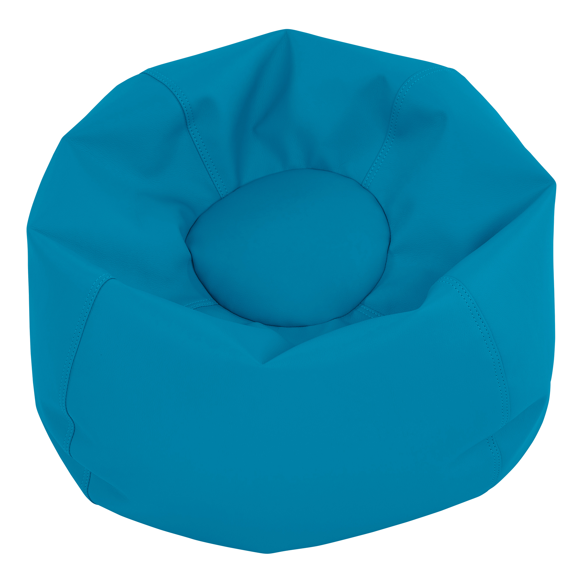 Round Bean Bag - Blue Sapphire (26" D)