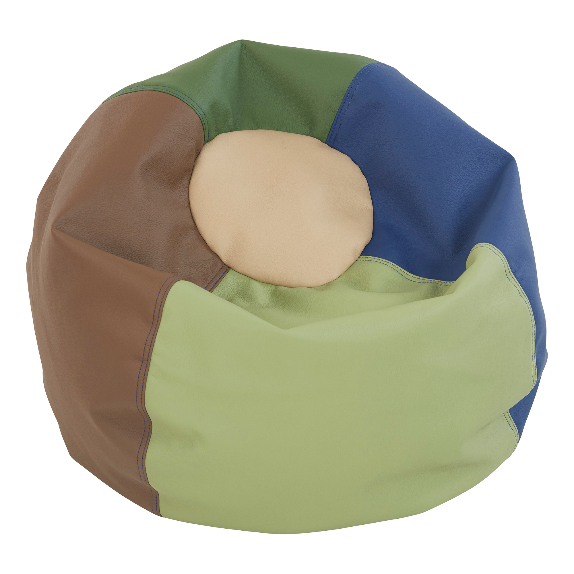 Round Bean Bag - Earthtone (26" D)