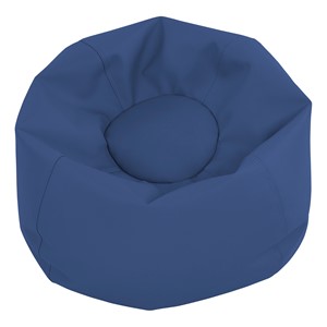 Round Bean Bag - Navy (26" D)