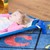 Deluxe Blue Stackable Daycare Cot w/ Easy Lift Corners