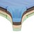 Deluxe Assorted Natural Colors Stackable Daycare Cot w/ Easy Lift Corners - Standard (52" L) - Pack of Cots - Corners - Stacked
