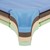 Deluxe Assorted Natural Colors Stackable Daycare Cot w/ Easy Lift Corners - Standard (52" L) - Pack of Cots - Corners - Stacked