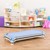 Deluxe Assorted Natural Colors Stackable Daycare Cot w/ Easy Lift Corners - Standard (52" L) - Pack of Cots - Stacked Cots