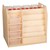 Baltic Birch Classroom Trolley Art Cart-Chown  C Back
