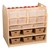 Baltic Birch Classroom Trolley Art Cart-Chown  C Front