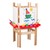 Four-Sided Wooden Adjustable Easel w/ Markerboard