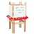 Four-Sided Wooden Adjustable Easel w/ Markerboard